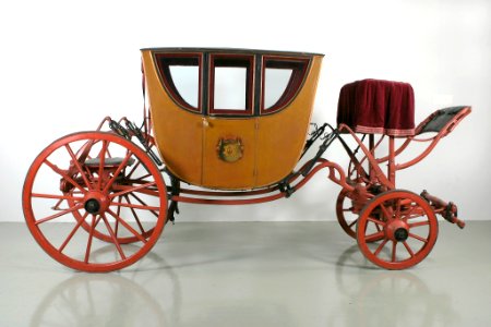 Hovvagn berlinare CXV, höger sida - Livrustkammaren - 39584