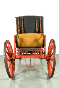 Hovvagn berlinare D, bakifrån - Livrustkammaren - 65263