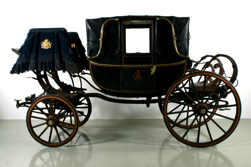 Hovvagn landå, vänster sida - Livrustkammaren - 31028