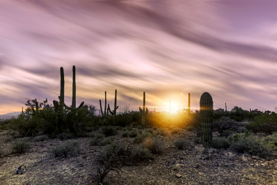 Landscape sunset sunrise