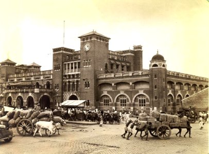 Howrah railway station, Calcutta in 1945