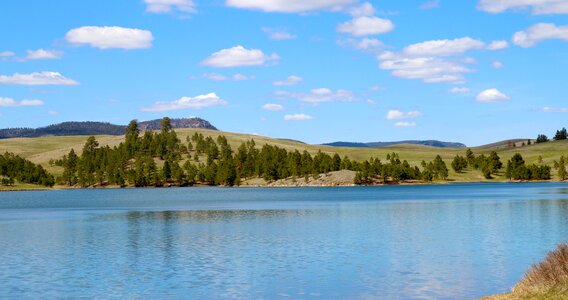 Lake nature panoramic