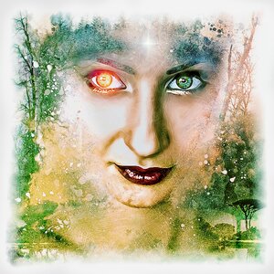 Model portrait fantasy