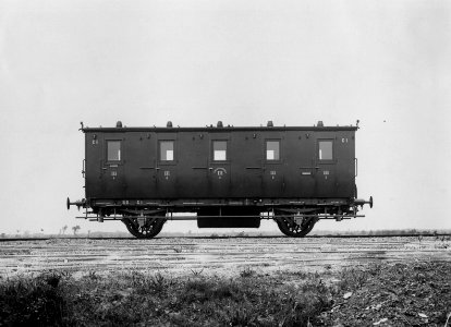 HUA-163304-Afbeelding van het rijtuig C 1 van de S.S. (Staatsspoorwegen)