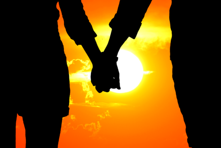 Together hand in hand love