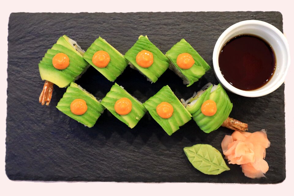 Nutrition sashimi maki