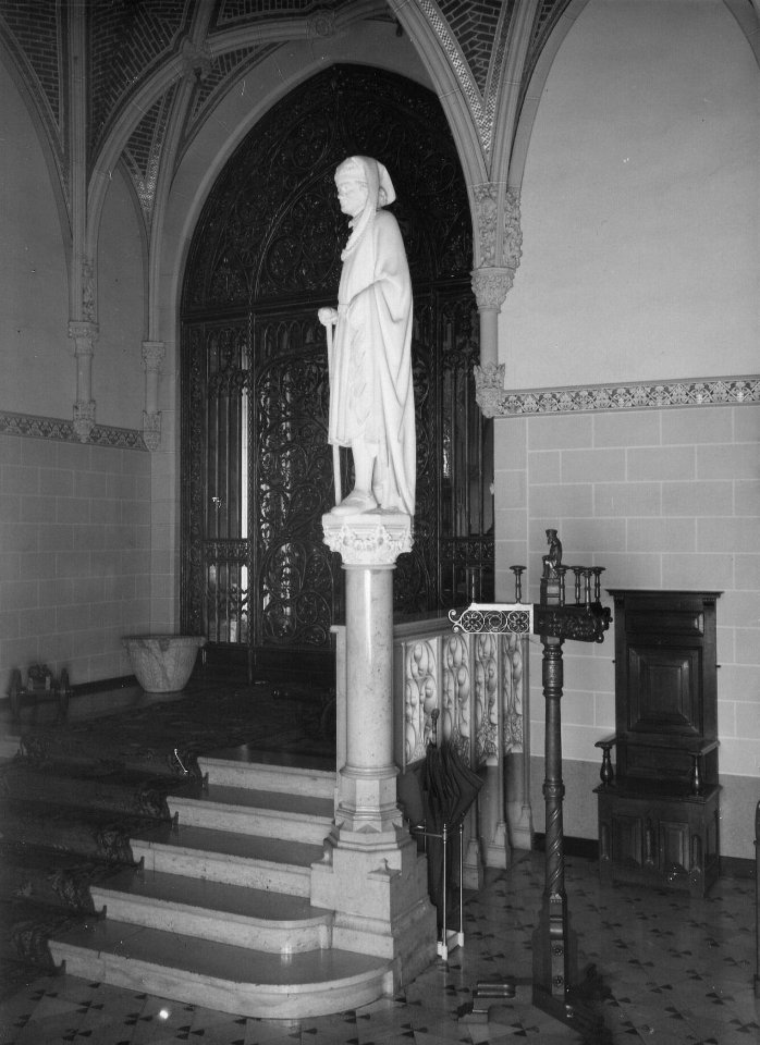 HUA-163481-Interieur van het Kasteel De Haar (Kasteellaan 1) te Haarzuilens- beeld. N.B. De gemeente Haarzuilens is per 1 januari 1954 opgenomen in de gemeente Vleuten-De Meern; deze gemeente is per 1 januari 20