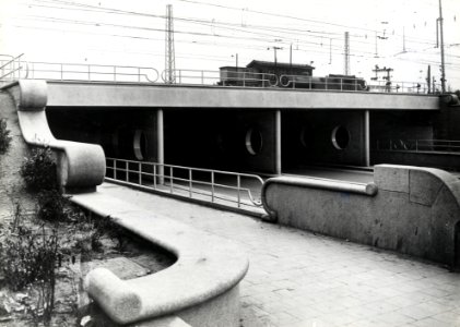 HUA-169161-Gezicht op de Leidseveertunnel te Utrecht