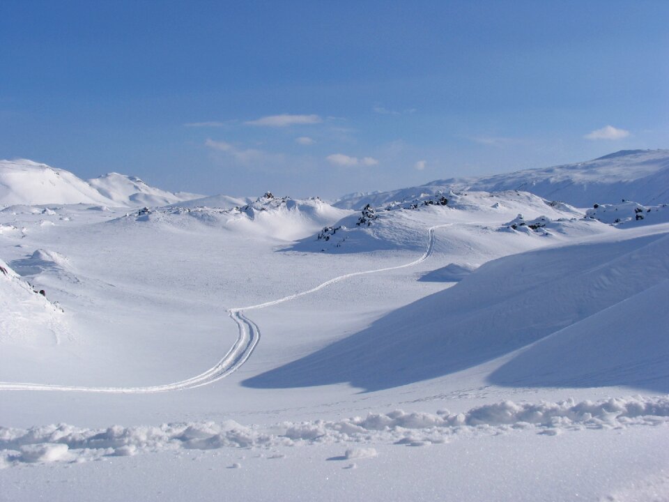 Snow landscape nature