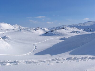 Snow landscape nature