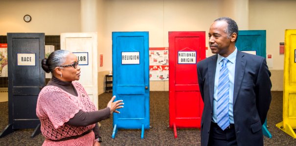 HUD's Fair Housing Door Exhibit in Honor of 50 years of Fair Housing (40790479414)