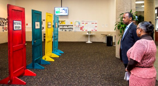 HUD's Fair Housing Door Exhibit in Honor of 50 years of Fair Housing (40790481994)