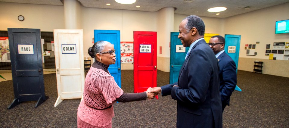 HUD's Fair Housing Door Exhibit in Honor of 50 years of Fair Housing (40790482604)