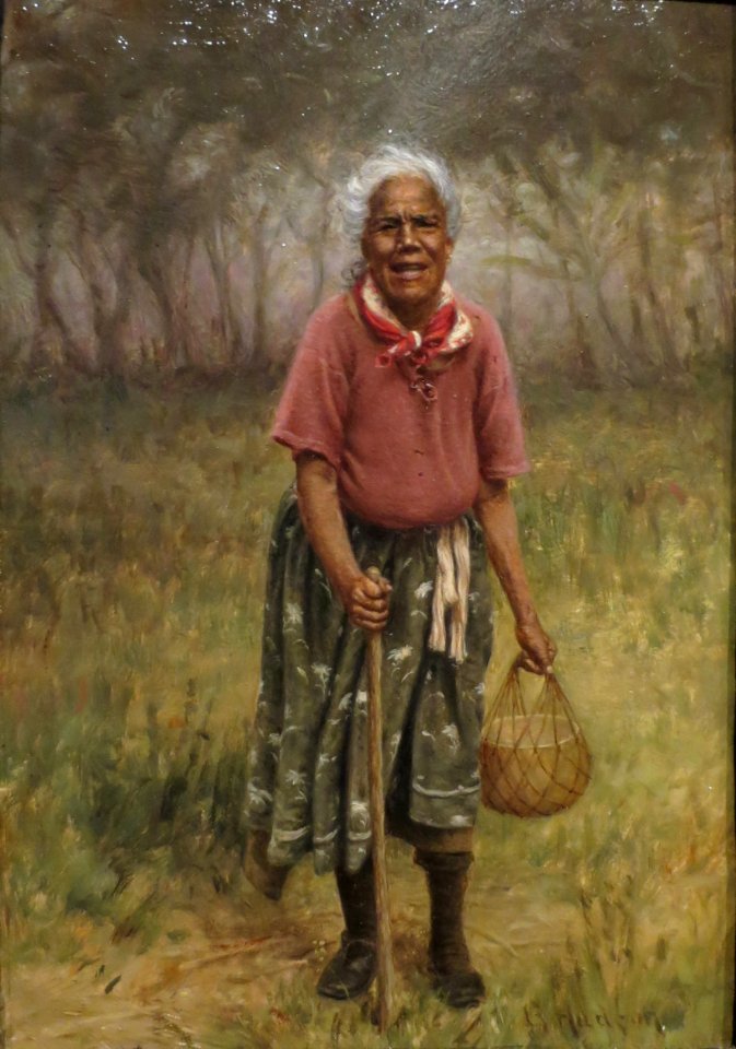 Hudson Grace 'Aloha' -209, oil on board, 1901
