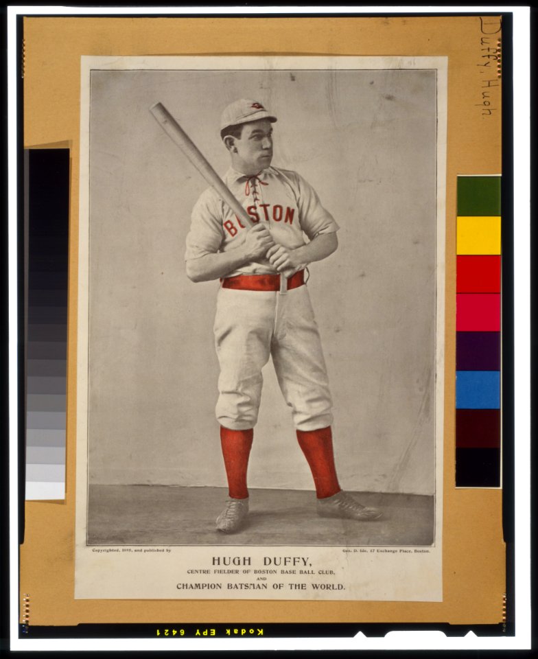 Hugh Duffy, centre fielder of Boston Base Ball Club, and champion batsman of the world LCCN99471572
