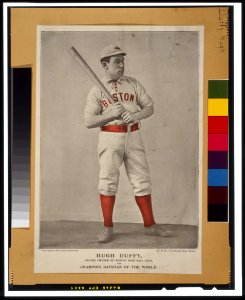 Hugh Duffy, centre fielder of Boston Base Ball Club, and champion batsman of the world LCCN99471572
