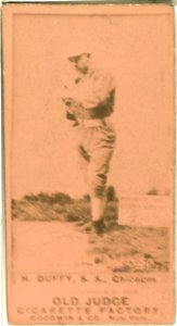 Hugh Duffy, Chicago White Stockings, baseball card portrait LCCN2007686453