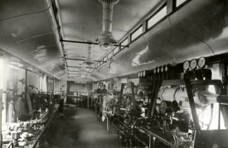 HUA-169686-Interieur van de instructiewagen 159002 van de N.S