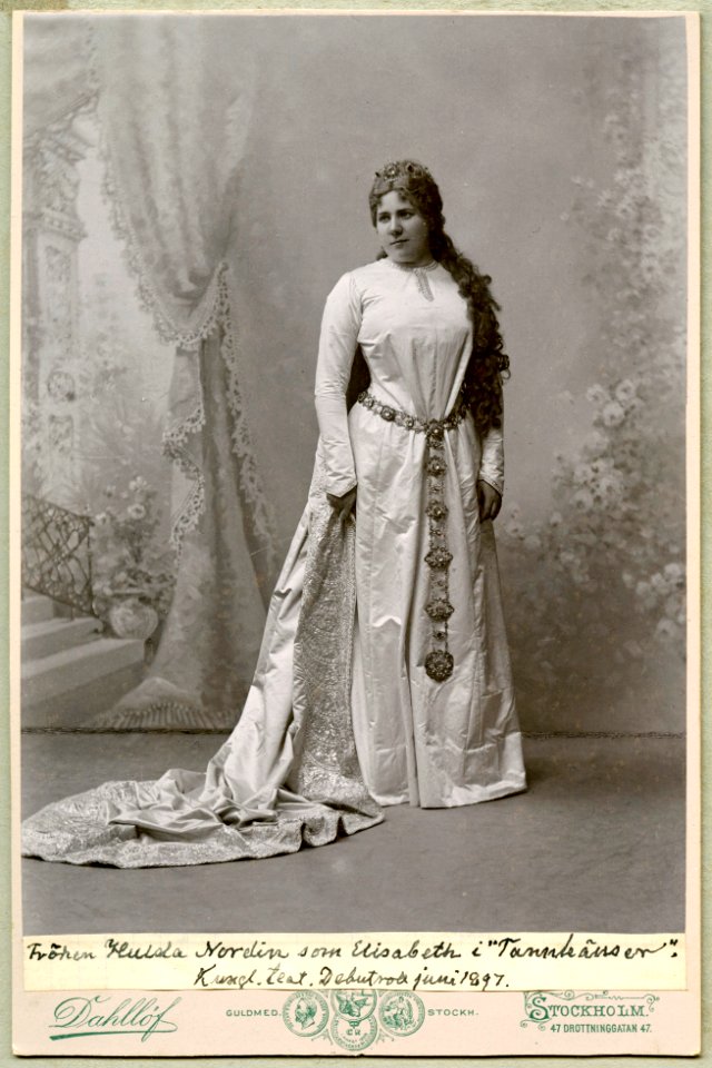 Hulda Nordin, rollporträtt - SMV - H6 132