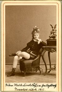 Hulda Lindelöf, rollporträtt - SMV - H7 082