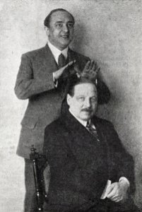Hubert Marischka és Kálmán Imre (Willinger Vilmos, 1924)