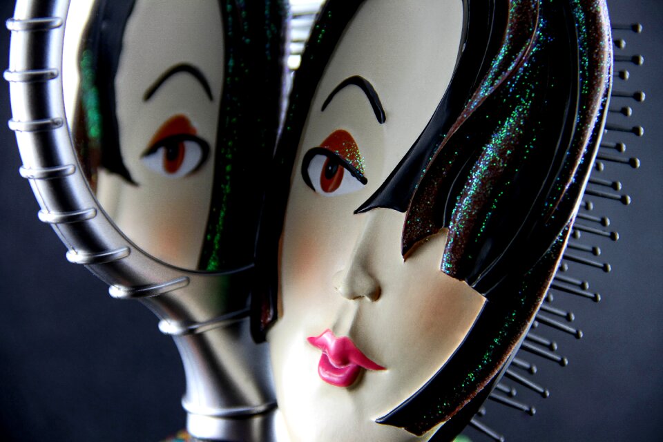 Mirror hair barber supplies