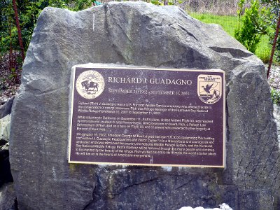 Humboldt Bay National Wildlife Refuge Guadagno Plaque