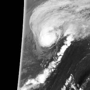 Humberto Geostationary VIS-IR 2019