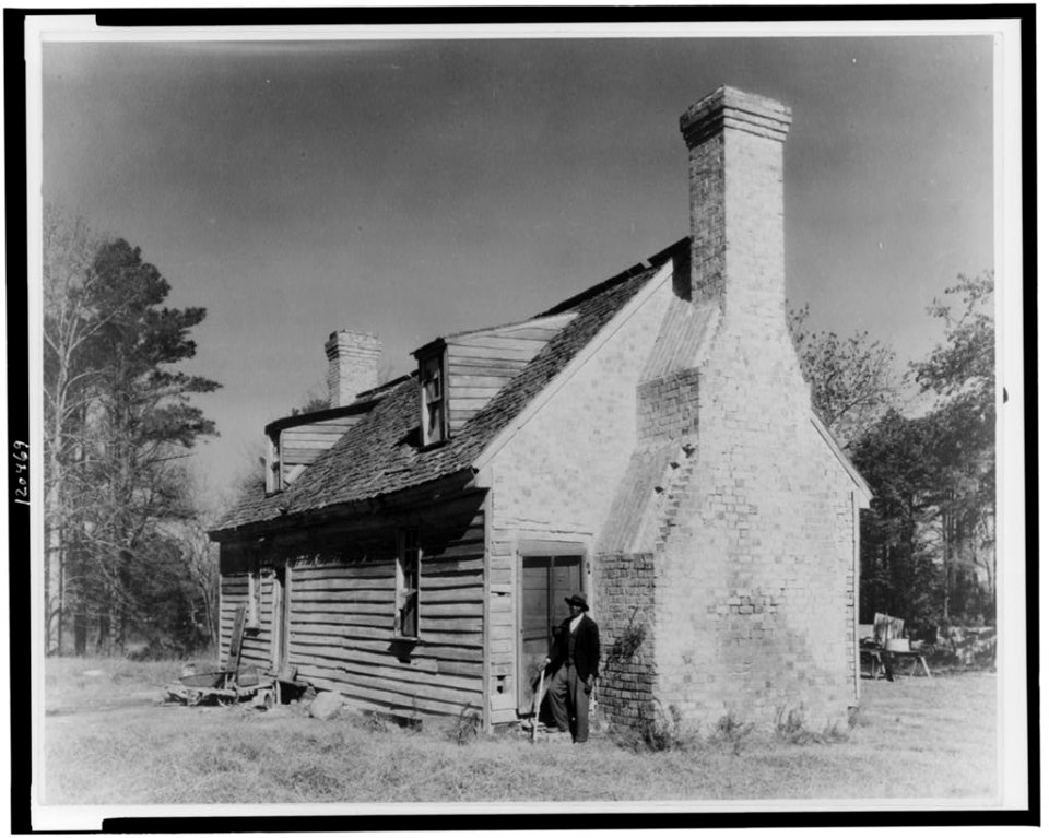 Huggins House Princess Anne County Virginia by Frances Benjamin Johnston