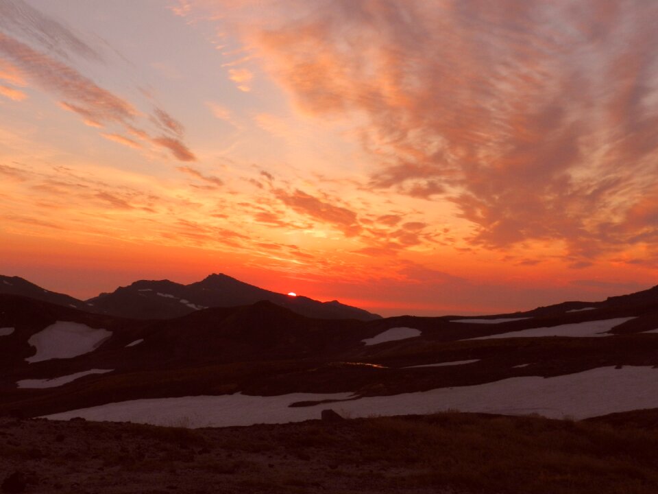 Clouds sunset nature