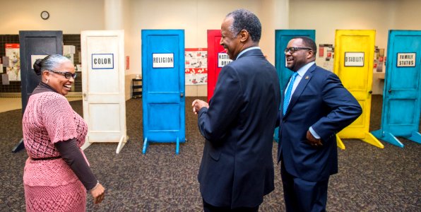 HUD's Fair Housing Door Exhibit in Honor of 50 years of Fair Housing (40790482214)