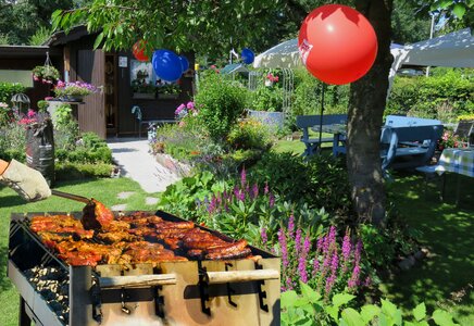 Grill party barbecue meat