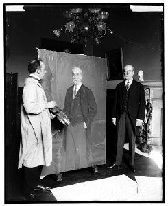 Hughes & painting LCCN2016823786