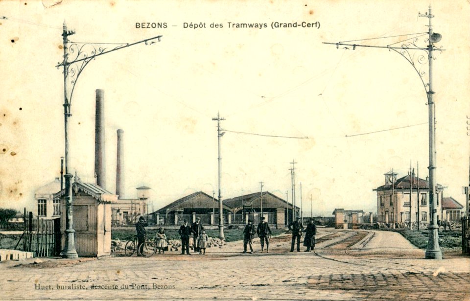 Huet - Bezons - Dépot des Tramways (Grand Cerf)