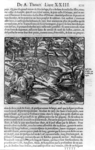 Hunting animals on snowshoes with spears and arrows LCCN2006687138