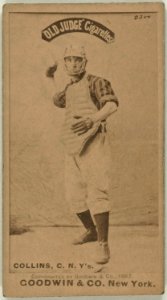 Hugh Collins, New York Giants, baseball card portrait LCCN2007686561