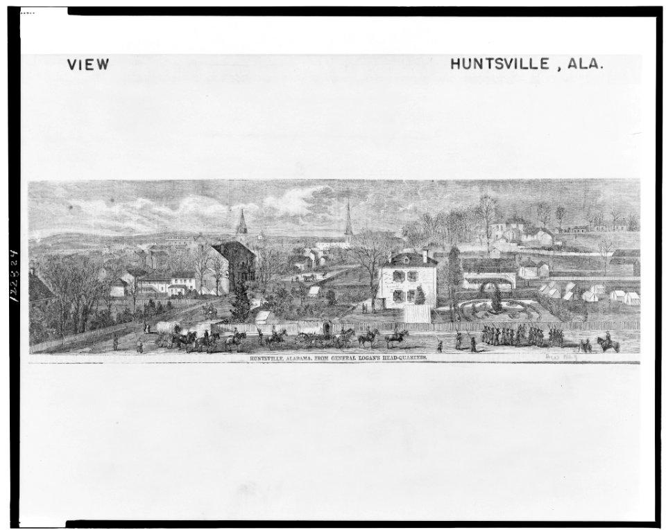 Huntsville, Alabama, from General Logan's head-quarters LCCN99404219