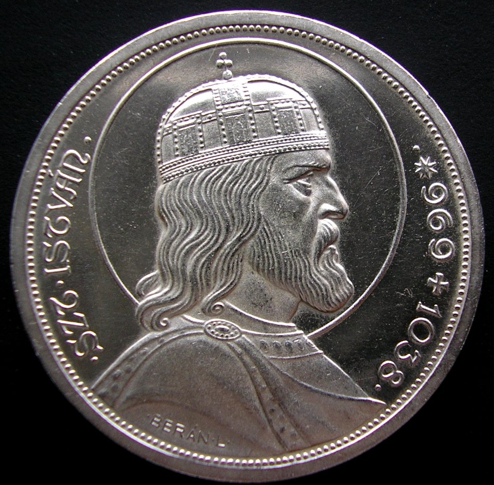 HUP 5SZT Istvan 1938 obverse