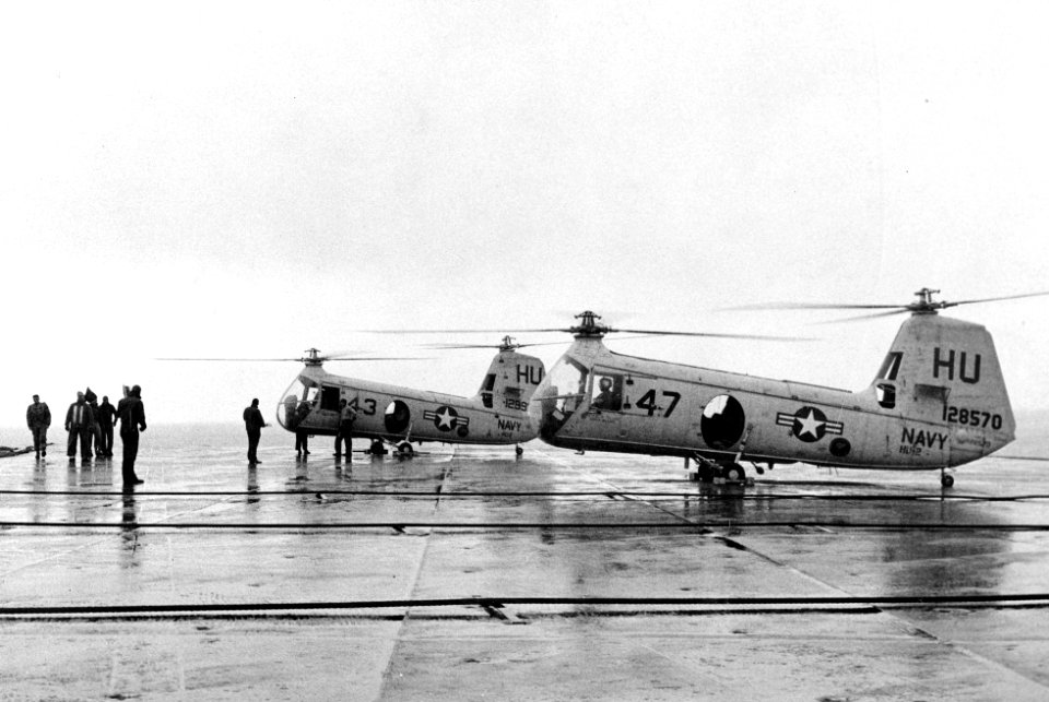 HUP-2 USS Ranger Cape Hoorn 1958