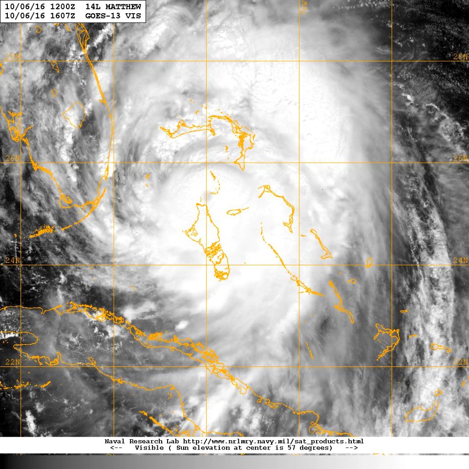 Hurricane Matthew pass over the Bahamas. (30108606861)