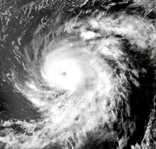 Hurricane Flossie 2007 August 10 Aqua MODIS