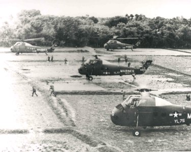 HUS-1s HMM-362 rice paddy 1962 photo