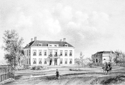 Huis Reigersbergen in 1855