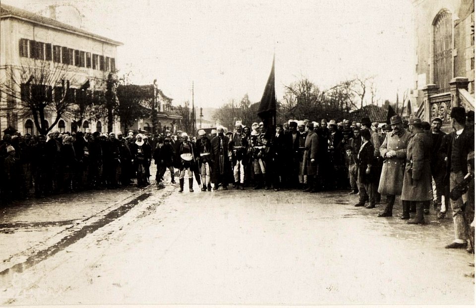 Huldigung, der Albaner in Skutari. (BildID 15572664)