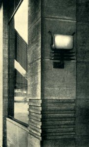 Hugo Schmölz (geb. 21. Januar 1879 in Sonthofen; gest. 27. April 1938 in Köln), Düsseldorf, Breidenbacher Hof, die Ausbildung einer Ecke mit eigenartiger Beleuchtung