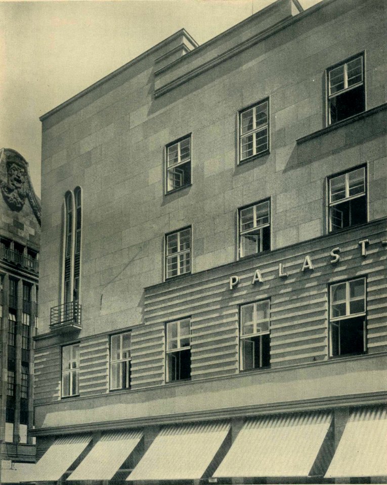 Hugo Schmölz (geb. 21. Januar 1879 in Sonthofen; gest. 27. April 1938 in Köln), Düsseldorf, Breidenbacher Hof, noch eine Teilansicht des Gebäudes am Hindenburg-Wall