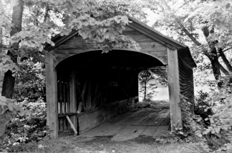 Hyde Hall, Covered Bridge, East Lake Road vicinity, East Springfield (Otsego County, New York) photo