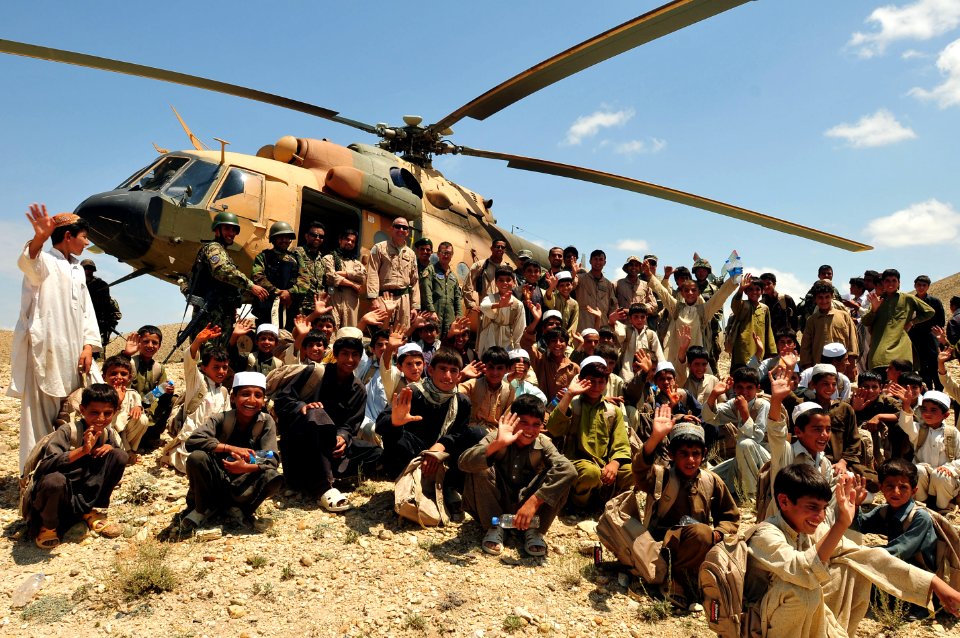 Humantarian Aid Drop and Visit to the Chinari Village in Afghanistan DVIDS308403