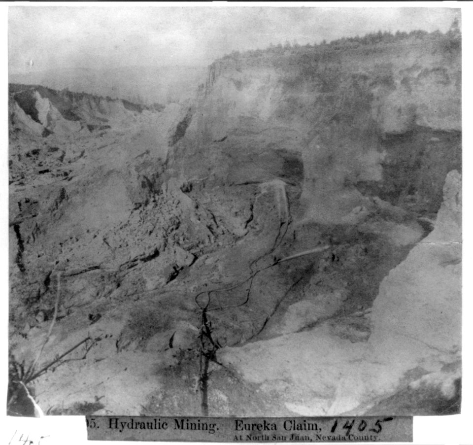 Hydraulic Mining - Eureka Claim, at North San Juan, Nevada County LCCN2002719805
