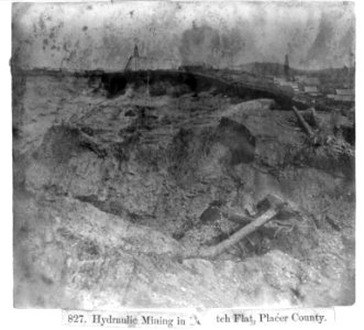 Hydraulic Mining in (Dutch) Flat, Placer County LCCN2002720107